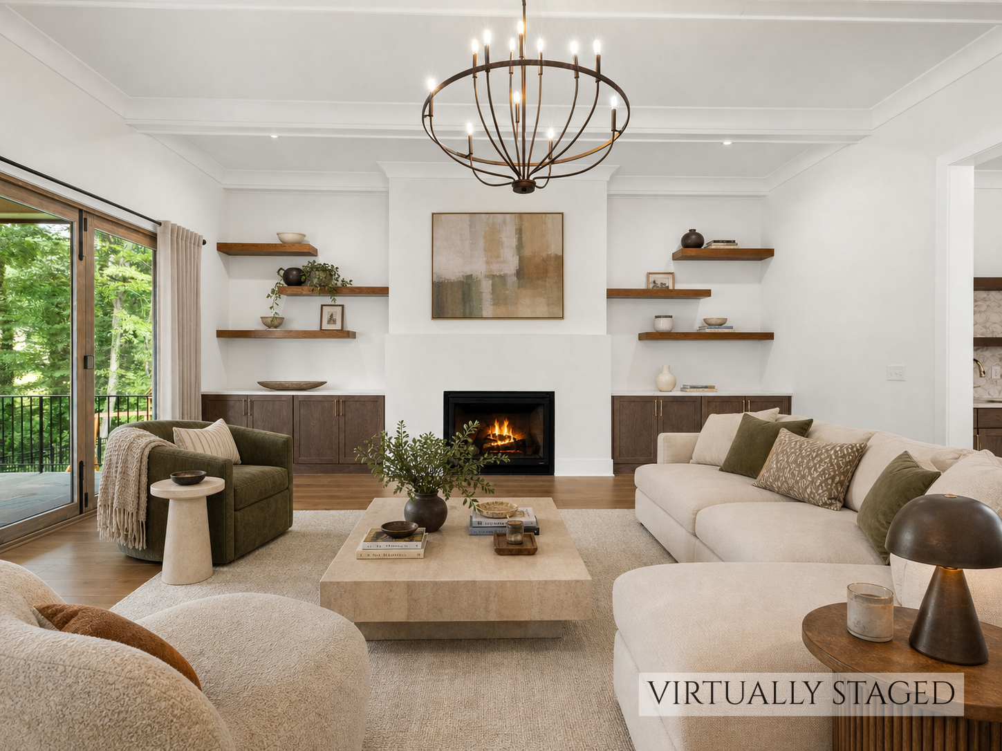 Staged Living Room